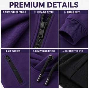 Conjunto Deportivo Casual Personalizado para Hombre, Chaqueta con Cierre y Pantalones Jogger al por Mayor para Marcas de Ropa Urbana, Fabricante OEM - Product Image 4