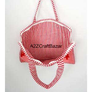 Handmade Classy Modern Laptop Bag 100% Cotton Hand Block <b>Print</b> Quilted Zipper Closure <b>Large</b> Breathable Lightweight - Product Image 5