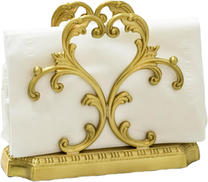 Porta servilletas de latón, accesorio decorativo para la mesa, acabado dorado de alta calidad, diseño elegante, último modelo en venta al por mayor. - Product Image 5