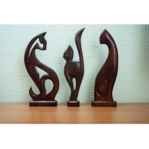 Escultura de Madera Real, Figura Decorativa de Madera Hecha a Mano para Decoración de Interiores de Lujo en Hogares, Hoteles y Oficinas de Estilo Palaciego - Product Image 6