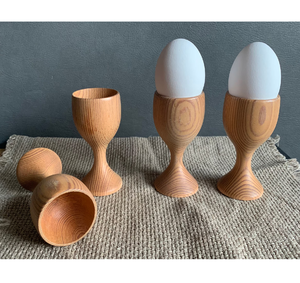 Increíble Diseño: Soporte de Madera para Huevos, Hecho a Mano, Forma Redonda, 4 Piezas, Porta Huevos Cocidos, con Proveedor Mayorista - Product Image 2