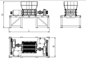 <strong>Scrap</strong> Car Bumper Shredder Stainless Steel Processing Aluminum Processing Automatic Industrial Iron Pipe <strong>Scrap</strong> Metal Shredder - Product Image 2