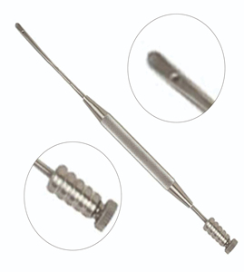 เครื่องมือผ่าตัดหู คอ จมูก ยี่ห้อ Gorney Freer รุ่น Suction Elevator ทำจากสแตนเลส สำหรับการยกกระดูกกั้นจมูกและการดูด - Product Image 4