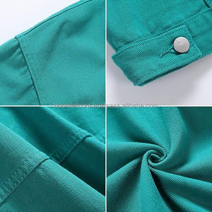 Boomletcorp Most Popular Comfortable Black Color <b>Men</b> <b>Denim</b> <b>Jackets</b> Unisex Style High Quality Stand Collar Quick Dry Breathable - Product Image 5