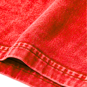 <b>Mens</b> Vintage Washed Cotton T-<b>Shirt</b> Loose Casual Short Sleeve Crew Neck Streetwear Custom <b>Silk</b> Screen Printed Garment Dyed - Product Image 5
