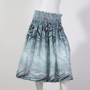 Jupe taille haute à imprimé tribal, tenue de danse hawaïenne authentique, design fluide à ourlet large, coupe confortable, mode tropicale pour les stations balnéaires - Product Image 1