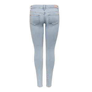 Jean en denim pour femme, coupe droite, taille moyenne, respirant, écologique, décontracté pour l'été, couleur claire, avec poches, grandes tailles - Product Image 4