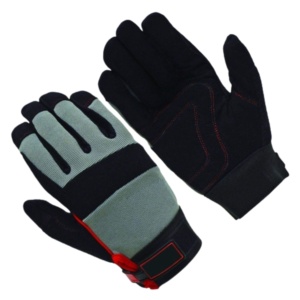 ถุงมือช่างยาง TPR แบบหนาพิเศษ ยี่ห้อ Amara เสริมหนังสังเคราะห์ บุ Nomex ข้อมือยางยืด ได้รับมาตรฐานความปลอดภัย CE - Product Image 1