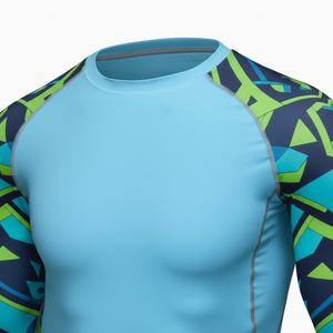 Long Sleeve Mens Bjj Mma <b>Compression</b> <b>Shirt</b> Rashguards Rash Guard for Bjj Rashguard Mma Workout Gym <b>Shirt</b> Fully Sublimated - Product Image 3