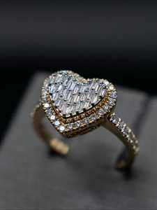 Jewelry, Eyewear, Watches & Accessories><b>Fine</b> Jewelry>Moissanite Jewelry>Moissanite <b>Rings</b> - Product Image 3