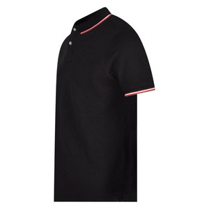 เสื้อโปโลชาย 100% ผ้าฝ้าย รับทำโลโก้ OEM ไซส์ใหญ่ สีพื้น แขนสั้น เสื้อยืดฤดูร้อน - Product Image 3