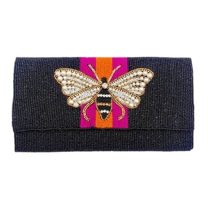 El último bolso de mano bordado de hojas con cuentas hecho a mano a la moda, hermosa pieza de lujo con forma personalizable de estilo clásico - Product Image 3