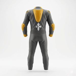 ชุดมอเตอร์ไซค์หนังแท้สำหรับแข่งรถ ฤดูหนาว แบบสั่งทำพิเศษ คุณภาพพรีเมียม ดีไซน์ทันสมัย ชุดหนังมอเตอร์ไซค์สำหรับผู้ชาย รุ่นล่าสุด - Product Image 3