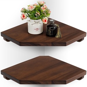 Acacia Wood Bohemian Design Single Tier <b>Wall</b> <b>Shelves</b> <b>Floating</b> <b>Shelves</b> for Living Room-OEM Custom Wholesale | Aqudus Saleem India - Product Image 2