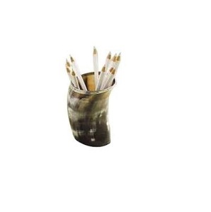 Porte-stylo en corne de buffle, vaisselle réutilisable, multi-usages, alliant élégance et durabilité pour stylos, décoration de bureau, haute qualité - Product Image 2