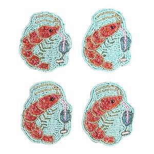 Beautiful Floral Seed <b>Beads</b> Embroidery Coaster Fine Beading Modern Handmade Embroidered Buddhist Style NOVA STAR CRAFT Home - Product Image 3
