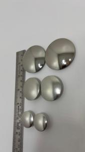 Conchos en laiton plaqué argent avec dos à vis, motif d'armure traditionnel gravé, pour artisanat du cuir, sacs, ceintures, décoration - Product Image 5