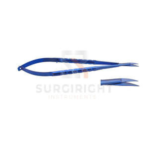Tijeras de Titanio para Microcirugía de 16 cm, Instrumento Quirúrgico de Precisión Ligero para Cirugía Oftálmica y Microcirugía Ocular de SurgiRigh - Product Image 6