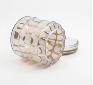Crystal Tabletop <b>Vase</b> With Diamond Cut Pattern Modern Design Unique Style - Product Image 6