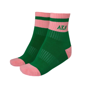   Chaussettes courtes vertes avec mélange de coton rose, côtelées, douces, respirantes, extensibles, athlétiques, décontractées, confortables pour un usage quotidien - Product Image 1