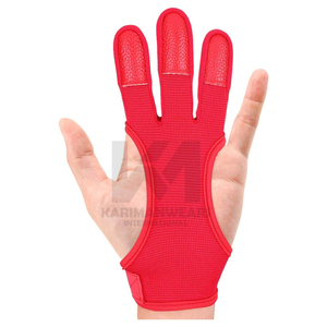 Guantes de Tiro con Arco para Jóvenes, Talla Pequeña, Protector de Tres Dedos, Cuero Vacuno, Equipo Tradicional para Tiro con Arco, Fabricante con Logotipo Personalizado - Product Image 2