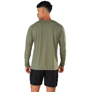 Chemise de sport à manches longues pour homme, respirante, légère, pour la salle de sport, la remise en forme, les vêtements de sport - Product Image 4