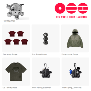 Merchandising de la Gira de BTS, CD de Música Pop, Plástico y Papel, Idioma Coreano, Para Todas las Edades, Modelo KR BW-154, Coleccionable - Product Image 1