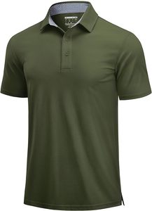 Camiseta de golf personalizada, camiseta de golf de tela twill, camiseta de golf de secado rápido, camiseta de golf para hombre y mujer, camiseta de golf para verano - Product Image 2