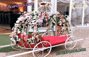 ซินเดอเรลล่าเจ้าสาว Buggy สําหรับ Photobooth ตกแต่งแฟนตาซีนิยายงานแต่งงาน Entry รถขนส่งหัวข้อซินเดอเรลล่าเจ้าสาว Entry รถขนส่ง - Product Image 2