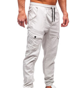 Pantalon cargo slim pour homme de haute qualité, personnalisable avec logo, respirant, ample, en laine, pour la gym et l'entraînement, OEM, directement de l'usine - Product Image 6