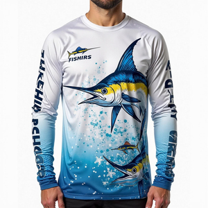 Sweat à capuche unisexe à manches longues pour la pêche, sport de plein air, imprimé par transfert thermique, anti-humidité, UPF 50, couleur unie, séchage rapide, 100% coton - Product Image 3