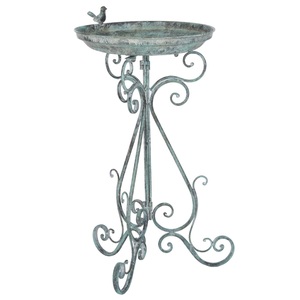 Mangeoire à oiseaux en métal et support de nettoyage, design tendance, fait main, prix de gros, aspect décoratif élégant, bain pour oiseaux, best-seller - Product Image 3