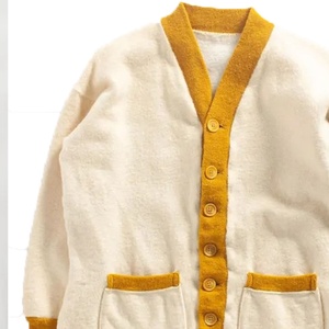 Cardigans en tricot pour femmes, col en V, avec logo personnalisé, cardigan en tricot pour femmes, col en V, manches longues - Product Image 4