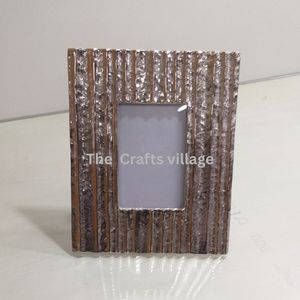 Metal Rectangle Photo <b>Frame</b> Gold Textured Finish Decorative <b>Picture</b> Display Elegant Tabletop <b>Frame</b> Home Decor Gift - Product Image 6