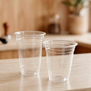 Clear Plastic <b>Cup</b> with Lid 95mm PP <b>Cup</b> for <b>Cold</b> Beverage Tea Coffee Disposable <b>Cups</b> - Product Image 6