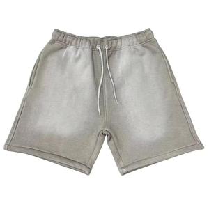 Pantalones Cortos Casuales de Algodón con Lavado Ácido para Hombre, Cómodos, con Cintura Elástica y Bolsillos Laterales, Logotipo Personalizado 2026 - Product Image 6