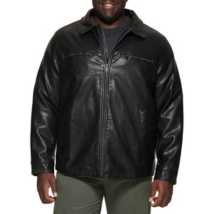 NUEVO 2024 High Street Fashion Brand Heavy Leather Custom High Quality Fashion Chaqueta de cuero original de moda para hombres - Product Image 3