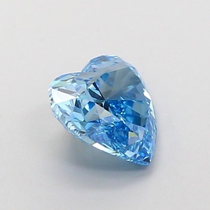 Diamant de laboratoire CVD bleu vif fantaisie, taille cœur modifiée, 1,16 carat, clarté VVS2, polissage excellent, pierre précieuse de luxe haut de gamme - Product Image 4