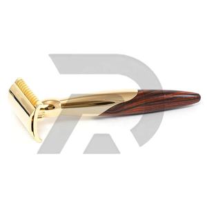 Men's <b>Straight</b> Metal Stainless Steel Five Blade Double Edge Shaving Safety <b>Razor</b> for Face Body Hot Sale Spare Blades Included - Product Image 5
