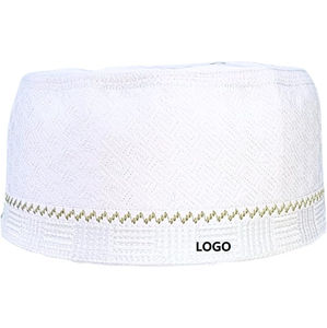 Chapeau de prière musulman Kufi Taqiyah pour homme, de qualité supérieure, uni, couleurs personnalisées, léger, respirant, en coton extensible, pour toutes les saisons - Product Image 5
