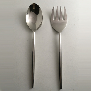 Newly Designed Stainless Steel Salad Server Set Mirror Polished Salad <b>Spoon</b> Set Kitchenware Utensils <b>Serving</b> <b>Spoon</b> Steel Cutlery - Product Image 3