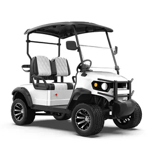 O projeto o mais novo avançou 2 carros bondes do golfe do ODM do Seater Ce bonde 3m do carrinho de golfe do gelado do CE Racer 4x4 do carrinho de golfe do pro