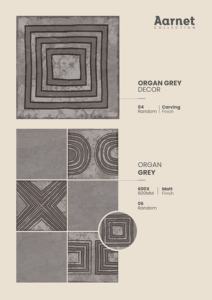 Azulejos de Porcelana con Diseño Tallado, 600X600MM 24X24, Azulejos de Cerámica Vitrificados Premium para Decoración Interior Moderna - Product Image 3