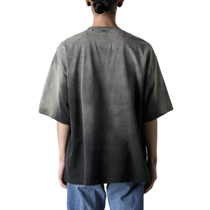 T-shirts surdimensionnés délavés à l'acide, colorés, épais, effet usé et délavé au soleil pour hommes - Product Image 2
