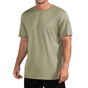 Camiseta de Hombre 100% Algodón, Tejido de Punto, Transpirable, de Secado Rápido, Manga Corta, Corte Holgado, Diseño Sólido, Calidad Premium, Personalizable - Product Image 1