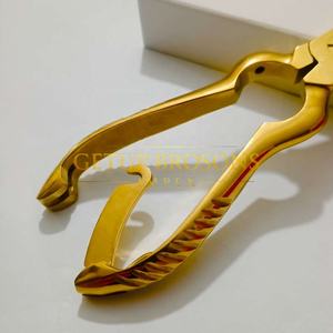Meilleures pinces à cuticules dorées en acier inoxydable, logo personnalisé, outil de beauté, ouverture large pour les doigts, salon GETUP - Product Image 5