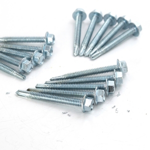 Tornillos Autoperforantes de Cabeza Hexagonal de Acero al Carbono PDC (Métricos/Pulgadas) con Recubrimiento de Zinc Clase 8, Resistentes a la Corrosión y de Alta Resistencia - Product Image 1