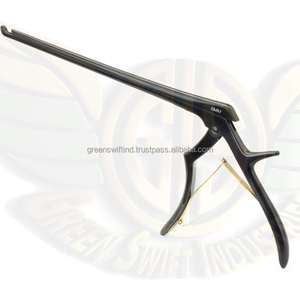 Instrument vétérinaire de qualité pince bipolaire antiadhésive pince à épiler électrochirurgicale pince rapide verte incurvée droite - Product Image 6