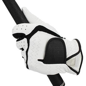 Durable Cabretta Leather Custom Printing Soft Sheepskin Golf Gloves with Breathable Palm Protection - Product Image 2