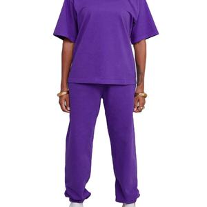 Pantalones Deportivos Casuales Ligeros para Mujer, Logotipo Personalizado Impreso, Nuevo Diseño, Cintura Media, Lisos en Morado 2026 - Product Image 1